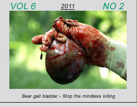 Vetscan Volume 6 No 2 | Bear gall bladder - Stop the mindless killing